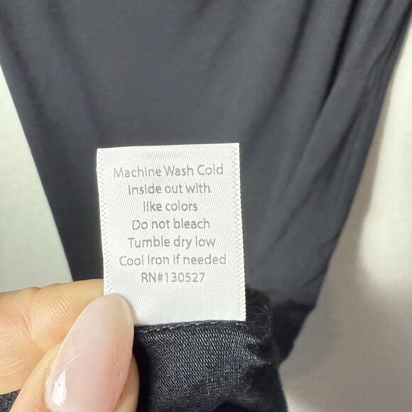 Shore Dress Women Black Sleeveless Tank Midi Button Front Stretch USA M - Picture 6 of 9